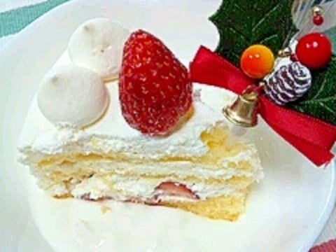 ダイエッターに☆クリスマスケーキonヨーグルト♪